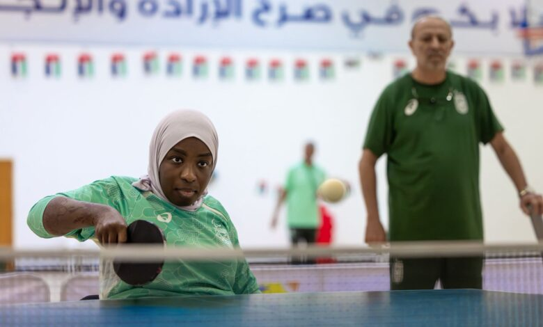 706 المنتخب السعودي البارالمبي يستقر في دبي