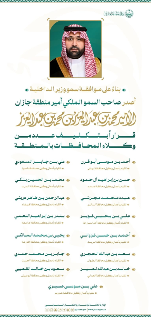 6683-490x1024 أمير جازان يعيد تشكيل المشهد الإداري لتعزيز كفاءة المحافظات