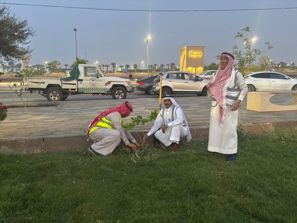 9091-1024x768-1 فريق همة التطوعي يشارك في مبادرة السعودية الخضراء بمحافظة صبيا